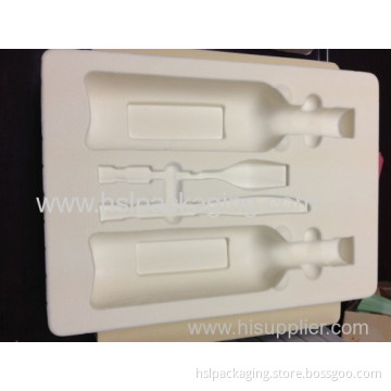 Clear Plastic Ps Flocking Tray For Mobile And Wine Packing 